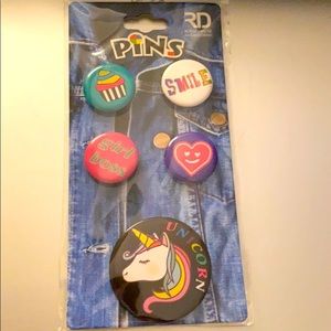 🧁 ❤️🦄 GIRLBOSS BUTTONS 5 pack